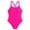 Hot Pink, variant on One Piece Swimsuit Girls Solid Color Sleeveless Crossback Tankini Bikini Sets Summer Sun Beach Bathing Suit Lightweight Sport Swimwear Green