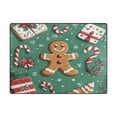 thumbnail image 5 of Yayeee Area Rugs for Living Room 5.2'x4' Non Slip Washable Bedroom Floor Carpet, Christmas Gingerbread, 5 of 5