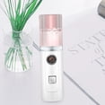 thumbnail image 4 of fashionhome Handheld Face Humidifier 30ml Capacity USB Facial Steamer Spray Water Mist Diffuser, Pink, 4 of 7