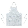 thumbnail image 2 of Pioneer Flower Floral Print Pattern Apron for Women and Men, Cotton Linen Waterproof with Pockets, Adjustable, 33x27 Inch for Kitchen, Gardening, BBQ, Salon, 2 of 6