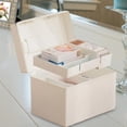 thumbnail image 2 of Baoblaze First Aid Storage Box with Removable Tray Empty Container Bin for Organizing for, 2 of 6