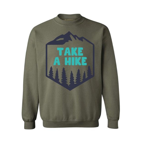 Awkward Styles Take a Hike Unisex Crewneck Take a Hike Crewneck for Women Hike Sweatshirts Hike Crewnecks Sport Outfit Hiking Crewneck for Men Outdoor Unisex Sweatshirt Hiking Lovers Gifts
