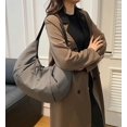 thumbnail image 4 of Womens Casual Nylon Shoulder Hobo Bag Large Canvas Crossbody Bag Totes Dumpling Handbag Top Handle Purse Work, 4 of 7