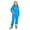 Blue, variant on Girls Ski Suits Kids Winter Snow Overall Padded Warm Solid Color Snowsuit Orange Size 7-8 Years