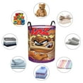 thumbnail image 6 of Looney Tunes Taz-Mania Large Laundry Hamper Collapsible Laundry Basket With Handles, Tall Storage Basket For Blanket, Toys, Dirty Clothes In Living Room, Bedroom, Bathroom, Nursery, 6 of 7