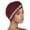 Wine, variant on Fgnfyis Women Hat Ruffle Cancer Chemo Turban Wrap Cap Scarf Shawl Bomber Hats Green