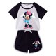 thumbnail image 1 of 2023 Kids Cartoon Disney Minnie Mickey Mouse Clothes Sets 100%Cotton Baby Sports Sets Boy Girl Tee+ Shorts Sets Toddler Suit18M Gao Jinjia LED, 1 of 2