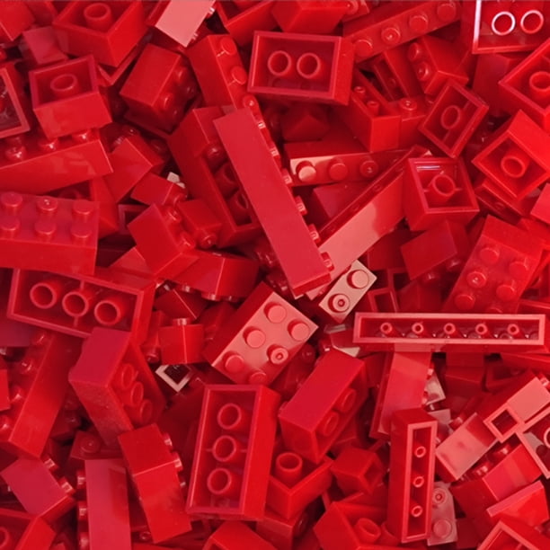 Lote de bloques de construcción de 120/240 Uds., paquete de ladrillos clásicos de ciudad clasificados por bloques de colores, placa de juguete creativo Compatible con,red