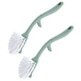 thumbnail image 2 of Fiudx Juego de Cepillos de Limpieza de Cocina Multifuncionales, Estropajos para Ollas Sin Grasa, Mango Largo, Fácil de Limpiar, Cerdas Antirayaduras, Ideal para Estufas, Fregaderos y Sartenes (Juego, 2 of 2