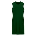thumbnail image 4 of Afdoent Dresses For Women 2026 Summer Sleeveless Knit Dress For With High Neck Bodice And Figure Travel Outfits, 4 of 4