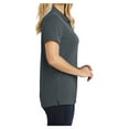 thumbnail image 4 of Womens Dry Zone UV Polyester Micro-Mesh Polo Graphite Large, 4 of 6