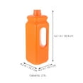 thumbnail image 2 of UPOUART Reusable Juice Bottles with Lids HDPE Orange Color for Liquid Containment 1Pcs, 2 of 8