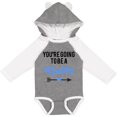 thumbnail image 3 of Inktastic you're going to be a daddy blue Boys or Girls Long Sleeve Baby Bodysuit, 3 of 5