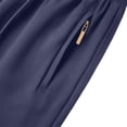 thumbnail image 5 of RKSTN Ice Silk Gym Shorts for Men Quick Dry Plus Size Drawstring Waist Straight Leg Sporty 5 Inch Jogging Training Summer Shorts with Pockets (Dark Blue ,XXXL), 5 of 6