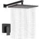 thumbnail image 1 of Set de grifos de ducha POP SANITARYWARE Black Rainfall 30 cm, 1 of 7