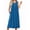 Blue & White Dogfoot, variant on Nightgowns for Women Long Sleeveless Night Gowns Ladies Soft Nightdress Victorian Sleepwear with Pockets
