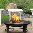 thumbnail image 3 of Sunnydaze Classic Elegance 33" Round Wood-Burning Black Finish Replacement Fire Pit Bowl, 3 of 10