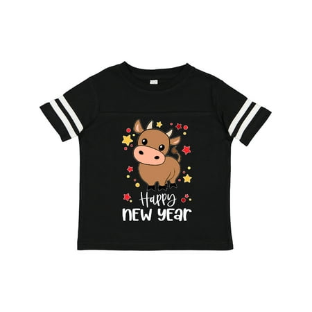 

Inktastic Happy New Year Cute Ox Gift Toddler Boy or Toddler Girl T-Shirt
