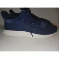 thumbnail image 1 of Adidas Men’s Tubular Shadow Cardboard Knit Shoe AC8332 Navy Blue / White Sz 9, 1 of 6