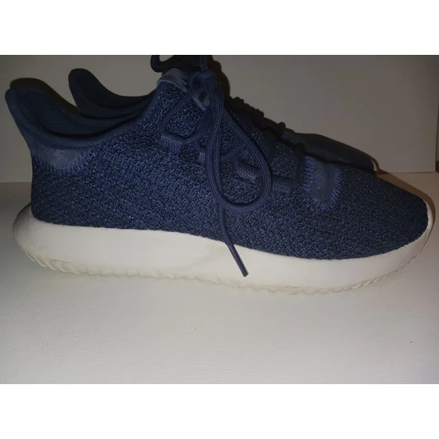 Adidas Men’s Tubular Shadow Cardboard Knit Shoe AC8332 Navy Blue / White Sz 9