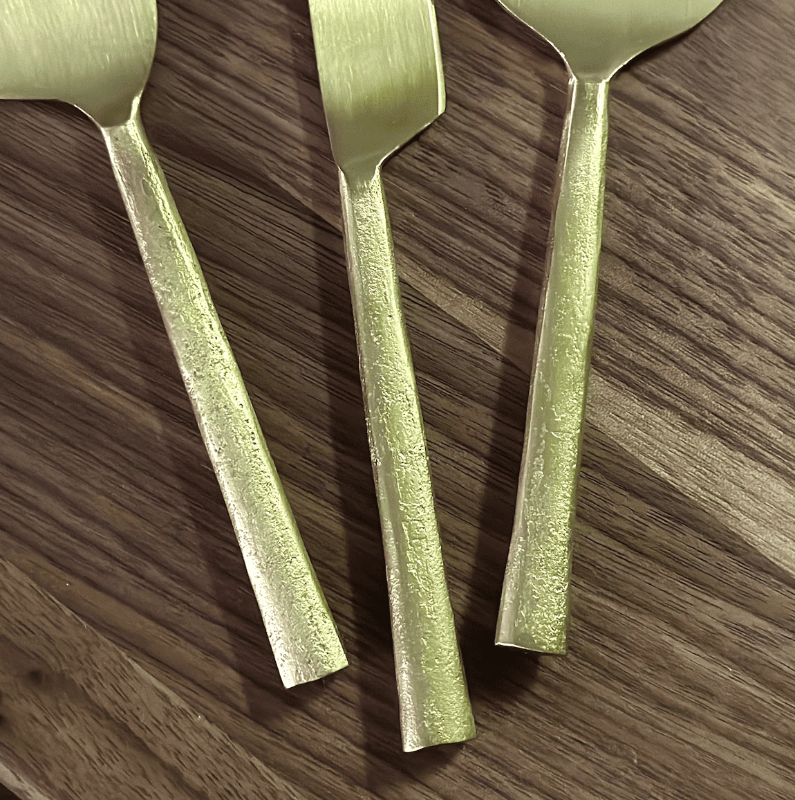 Gold Cheese Knives Set of 3 Matte Handles Charcuterie Knives,  Stainless Steel Gift Set Dishwasher Safe