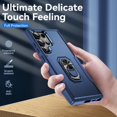thumbnail image 3 of Decase for Samsung Galaxy S25 Ultra Case,Shockproof Protection,Rotating Ring Stand,Magnetic Car Mount Compatible, Scratch-Resistant, Dual Layer Hard PC + TPU Cover,E, 3 of 9