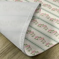 thumbnail image 5 of Ambesonne Floral Place Mats Set of 4, Flower Roses Buds Swirls, Standard Size, Pale Pink Blue and Green, 5 of 6