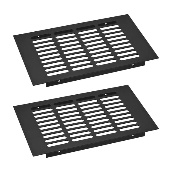 2Pack Rectangle Ventilation Grille Aluminum Alloy Mesh Air Vent Cover, 250x150mm
