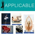 thumbnail image 5 of Bienvenido Calcetines de yoga para mujer, calcetines antideslizantes, calcetines hasta la rodilla, Pure Barre, ballet, danza, 5 of 5