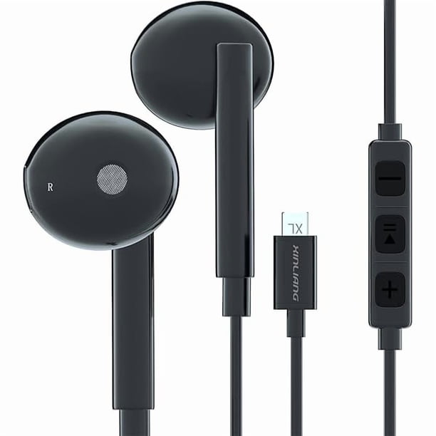 wonima11 USB C Headphones for Samsung S24 S23 S22 Z Flip 5 Fold 4 Wired Earbuds with Microphone & Deep Bass for iPhone 15 Pro Max Plus Type C Earphones for Google Pixel 6 OnePlus 9 Pro iPad Pro/Mini