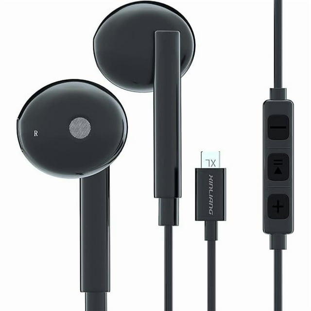 wonima11 USB C Headphones for Samsung S24 S23 S22 Z Flip 5 Fold 4 Wired Earbuds with Microphone & Deep Bass for iPhone 15 Pro Max Plus Type C Earphones for Google Pixel 6 OnePlus 9 Pro iPad Pro/Mini