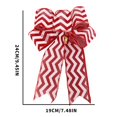 thumbnail image 2 of 6 Pack Christmas Bows Red Buffalo Plaid Tree Topper Bows Waterproof Wreath Holiday Decorative Bows Great for Christmas Tree Indoor and Outdoor Decorations, 2 of 5