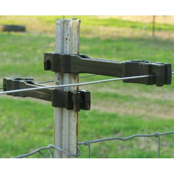 5 1/2" Black Both Sides Insulator pk20