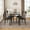 Gray, variant on Dining Table Set for 4, Kitchen Table and Chairs for 4 with Upholstered Chairs, 5 Piece Dining Room Table Set, Rectangular Kitchen Table Set for Small Space, Apartment, Studio, Rustic Gray