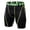 Mint Green, variant on Men's Compression Athletic Shorts Tight Fit Performance Running Shorts with Elastic Waistband for Gym Workout Training and All Season Sports Wear,Grey,L