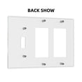 thumbnail image 2 of Cute Dog Driving Switch Cover Decorative Wall Plate 3-Gang 2-Decor 1-Toggle Standard Size, 2 of 5