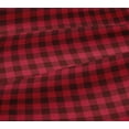 thumbnail image 4 of oneOone Cotton Jersey Maroon Fabric Gingham Check Diy Clothing Quilting Fabric Print Fabric By Yard 58 Inches Wide, 4 of 4
