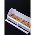 thumbnail image 4 of 1pc Hanging Dual-Compartment Feeder With Large Capacity For Parrots, Bird Cage Accessory Suitable For All Seasons, 4 of 5