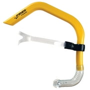 FINIS Freestyle Center-Mount Swimming Snorkel, Yellow, Adult