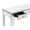 thumbnail image 4 of Elegant Mirrored 3-Drawer Console Table with Sophisticated Silver Finish – Chic, functional, entrance table., 4 of 4