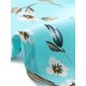 thumbnail image 5 of Faldas midi florales para mujer Inspire Chic, con volantes, de cintura alta, fluidas, en línea A, con abertura, de longitud hasta la rodilla, tamaño XS, azul lago, 5 of 6