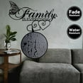 thumbnail image 2 of Black Wrought Iron Butterfly Wall Art with “Family Is Everything” Quote – Rustic & Modern Metal Wall Decor for Living Room, Bedroom, Dining Room, Kitchen – 16"x10", 2 of 6