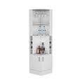 thumbnail image 4 of We Have Furniture Corner Bar Cabinet Cleveland Eco, Living Room, White, 4 of 6