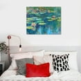thumbnail image 5 of Nawypu Monet Canvas Wall Art - Water Lilies Poster - Landscape  Reproduction - Monet Prints - Modern Impressionist Art Poster for Living Room, Bedroom, Office, 5 of 5