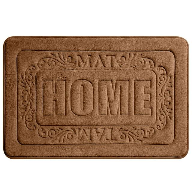 Ohufall Home Decor Non Slip Floor Mat Washable Rugs Soft Comfortable Quick Water Absorbing Washable Stable Non Slip Bathroom Floor Mat