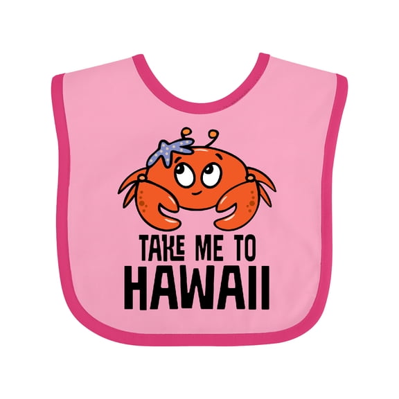 Inktastic Take Me to Hawaii Boys or Girls Baby Bib