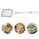 thumbnail image 2 of Filtro de residuos de aceite para freidora de acero inoxidable, cuchara cuadrada, colador de grasa para cocinar pollo y papas fritas, utensilio de cocina, colador manual con mango largo, 2 of 3
