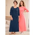 thumbnail image 5 of ellos Women's Plus Size Sleeveless Knit Maxi Dress - 10/12, Navy, 5 of 6