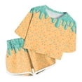 thumbnail image 1 of Girls Summer Outfits Quick Dry Active Performance Summer T Shirt Shorts Two Piece Set Basketball Boy Clothes 6-7 Years, 1 of 3