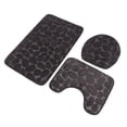 thumbnail image 2 of Tapete Para Contorno De Inodoro, Tapete Para Tapa De Inodoro Absorbente De Agua Con Estampado De Guijarros Para Entrenamiento Para Ir Al Baño, Juego De 3 Piezas Para Niños Y, 2 of 7